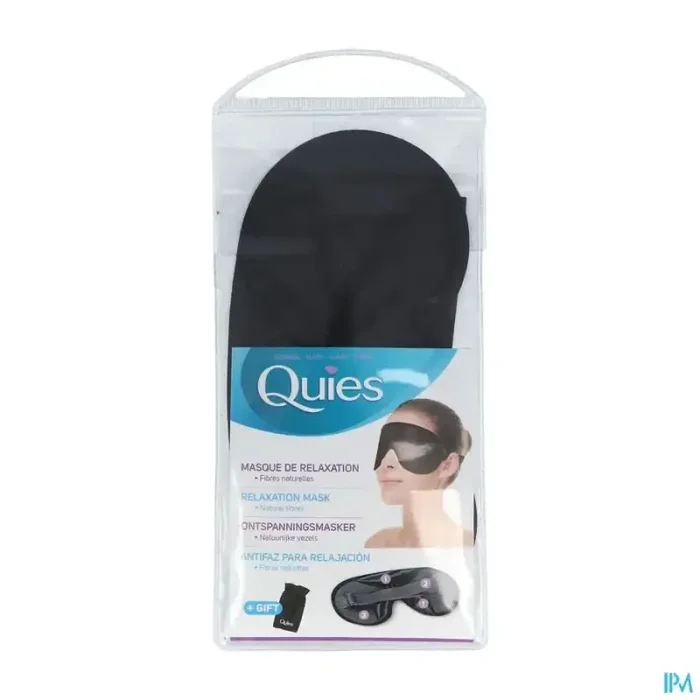 Quies optik masque relaxation occultant noir