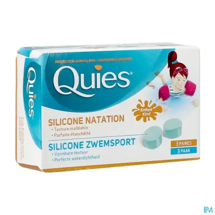 Quies silicone malleable special natation enfant 6
