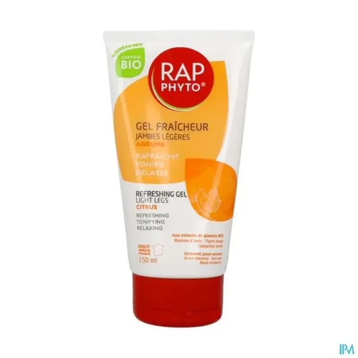 Rap phyto bio gel fraîcheur jambes legeres agrume 150ml
