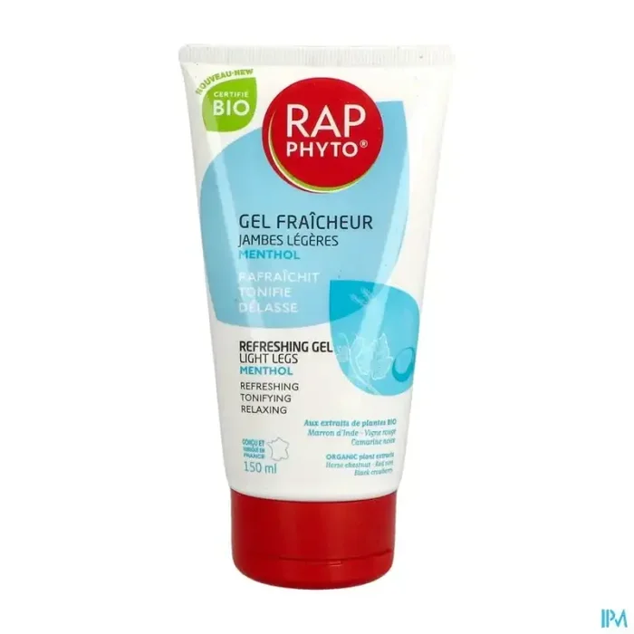 Rap phyto bio gel fraîcheur jambes legeres menthol 150ml