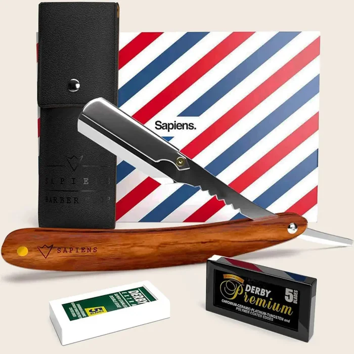Rasoir de barbier – Bois