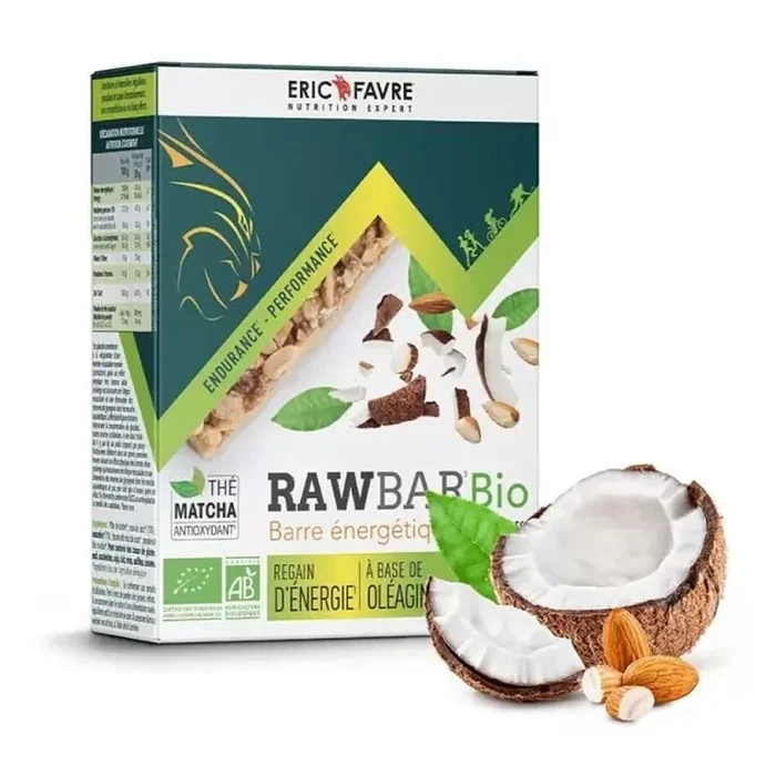 Raw Bar Bio – Amande Coco – Endurance Performance – 6 barres