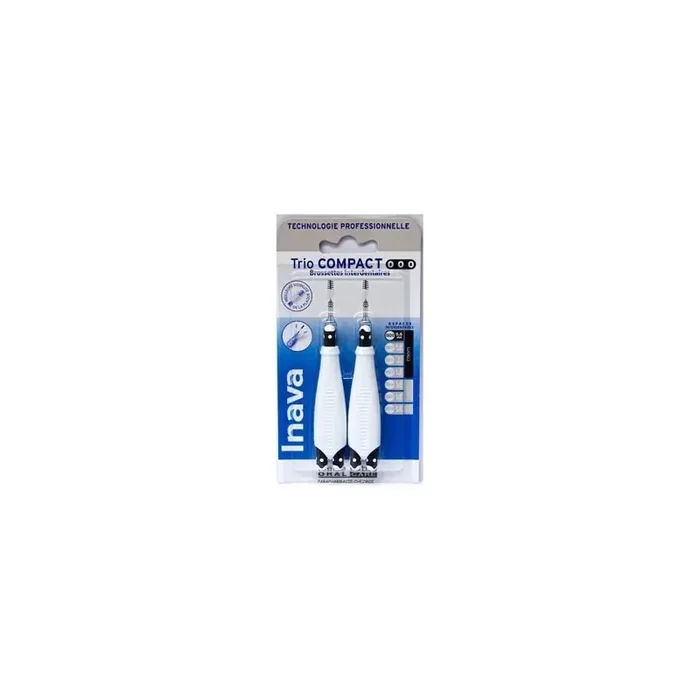 RECHARGE BROSSETTES INTERDENTAIRES TRIO COMPACT 0.6mm ISO0 INAVA