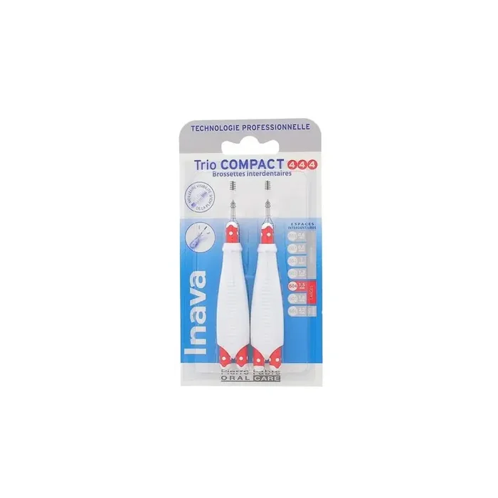 RECHARGE BROSSETTES INTERDENTAIRES TRIO COMPACT 1.5mm ISO4 INAVA