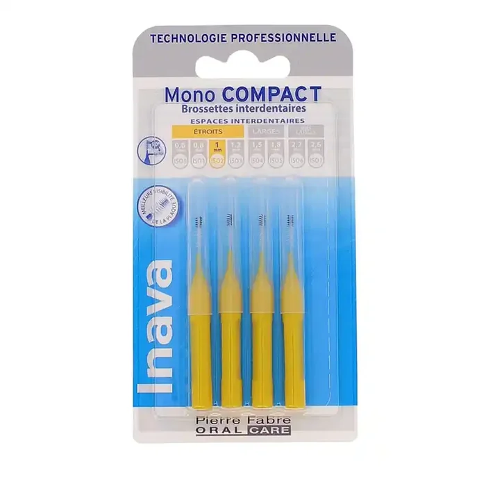 RECHARGE BROSSETTES MONO COMPACT X4 ETROIT 1mm ISO2 INAVA