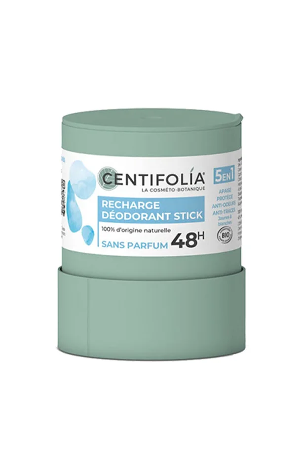 Recharge déodorant stick efficacité 48h bio – Sans parfum – 50 g