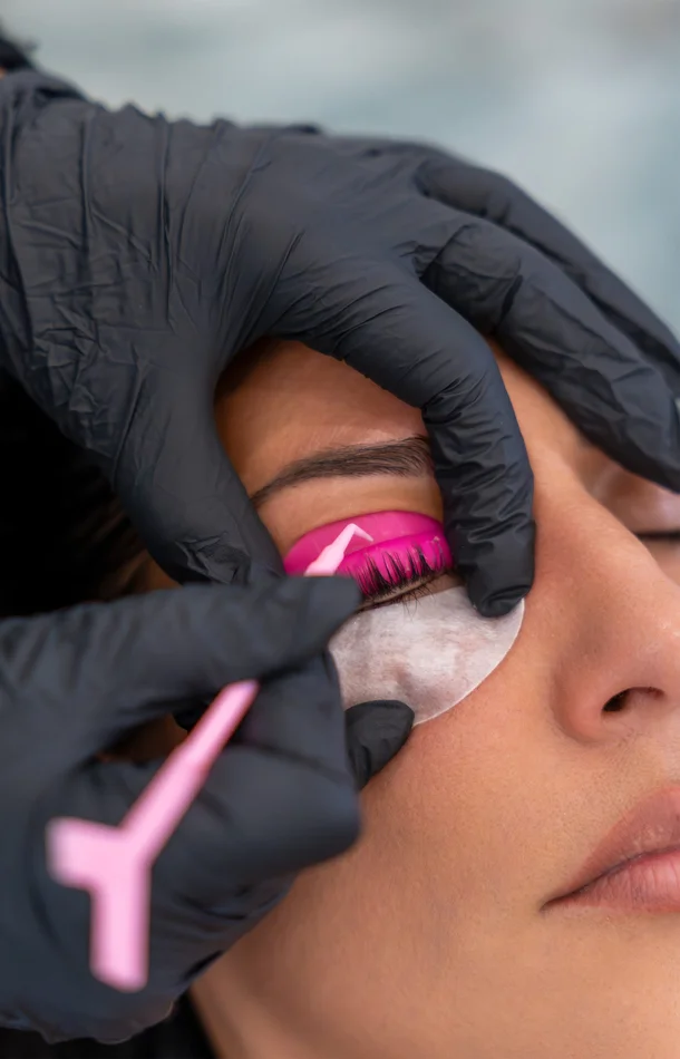 Rehaussement de cils + teinture