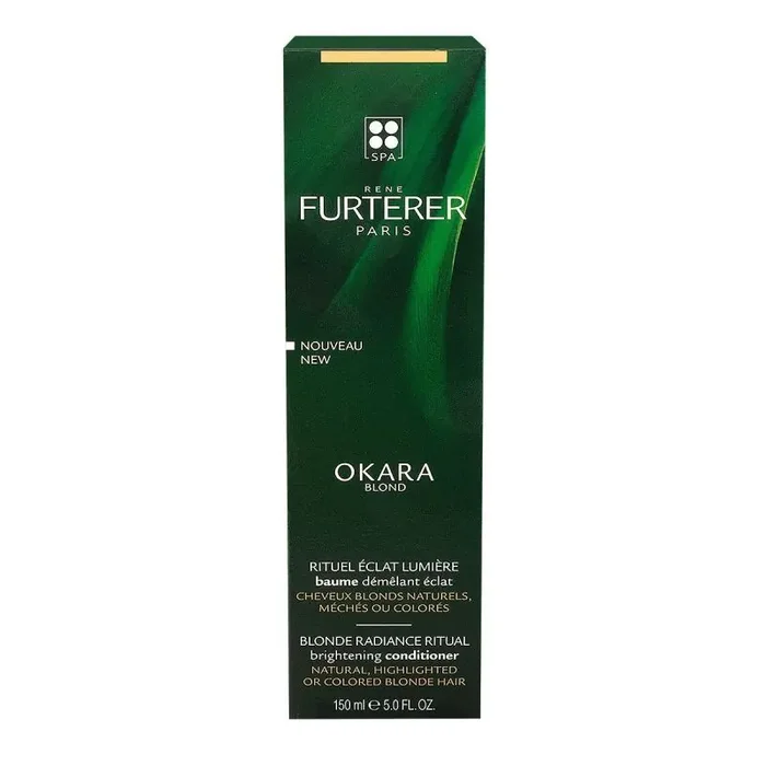 René Furterer Okara Blond Baume démêlant éclat – Cheveux blonds naturels, méchés ou colorés – 150 ml