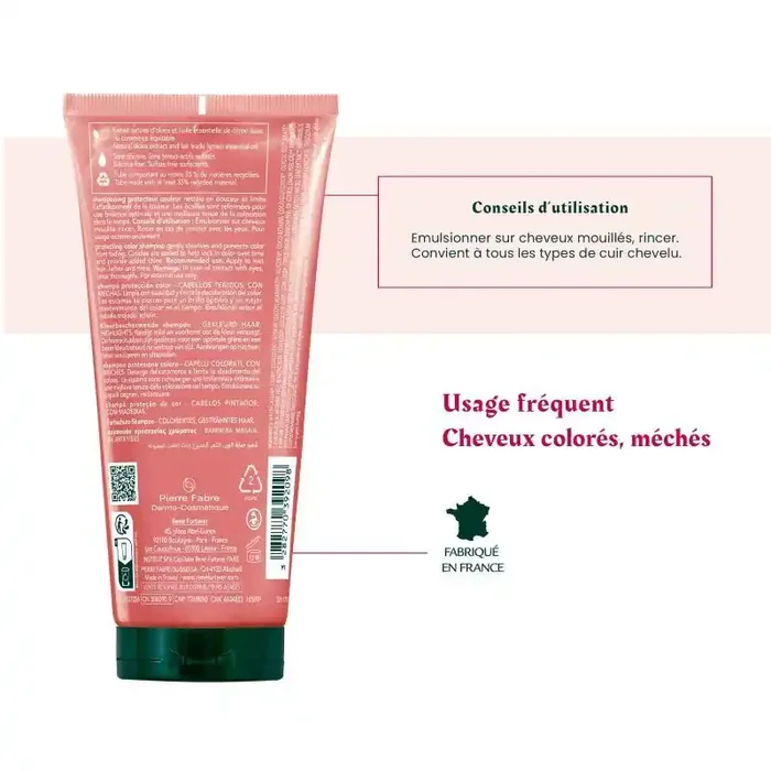 René Furterer Shampooing Protecteur Couleur – Shampooing-soin brillance pour cheveux colorés – COLOR GLOW