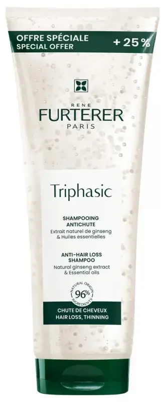 René Furterer Triphasic Shampooing Antichute – Shampoing Traitant Contre la Perte de Cheveux – 250 ml