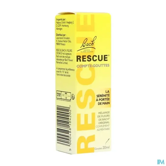 Rescue bach compte gouttes 20ml