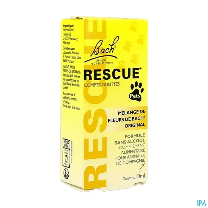 Rescue bach pets compte gouttes 10ml