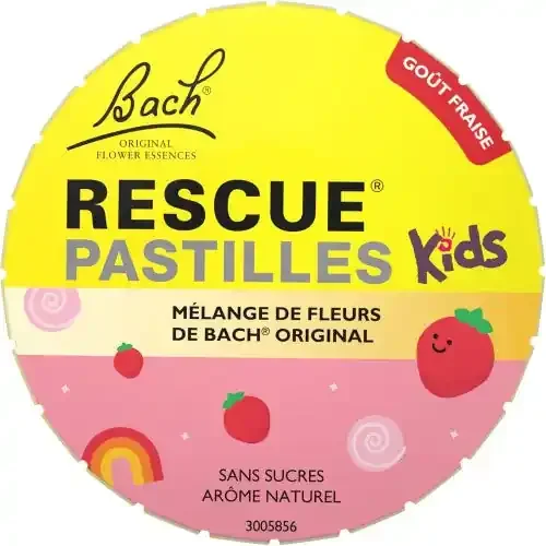 RESCUE KIDS PASTILLES Fraise – 50g