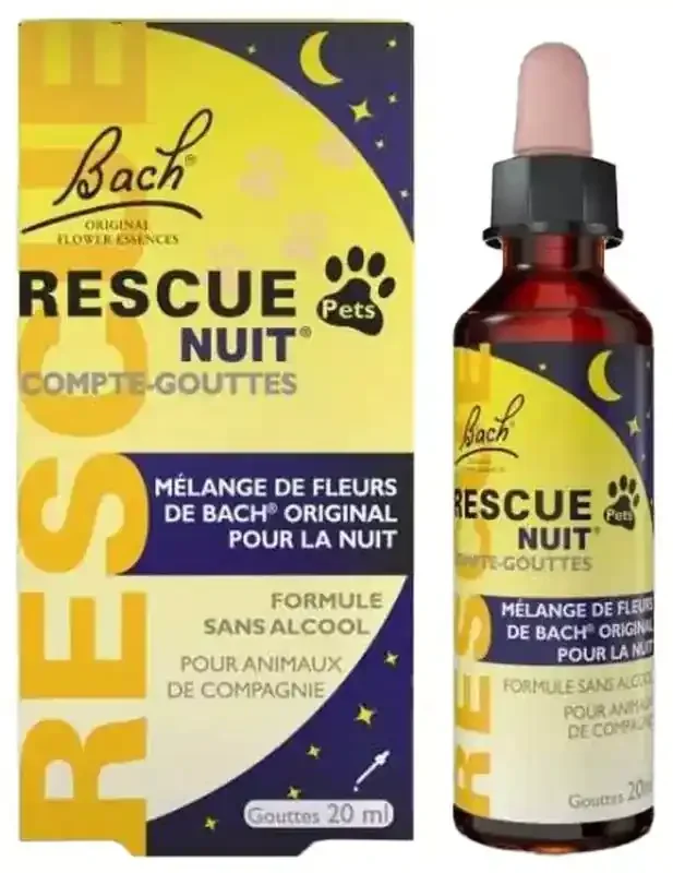 Rescue Pets – Compte-Gouttes Nuit 20 ml