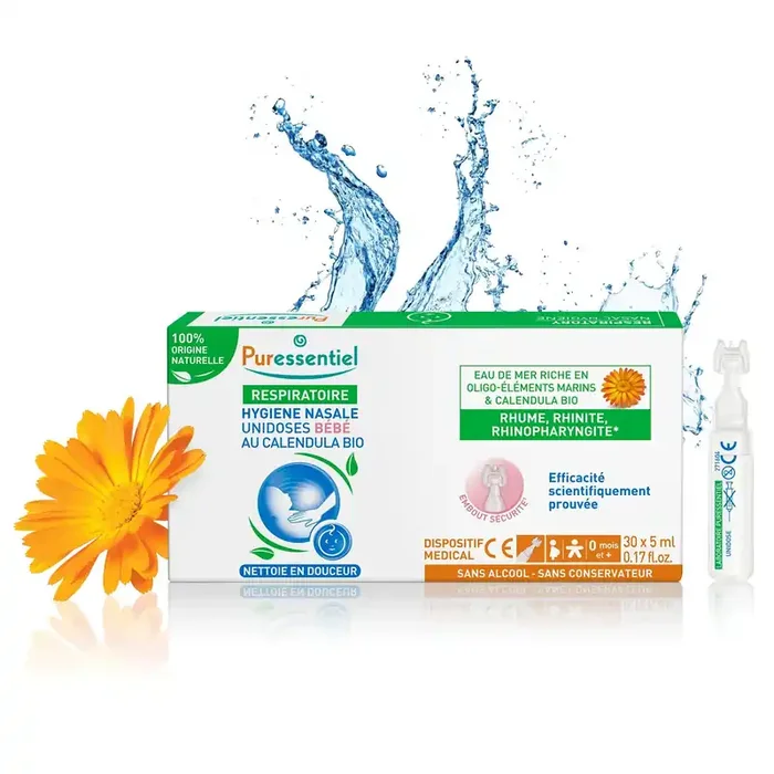 Respiratoire Bébé Calendula Bio – 30 Unidoses 5ml