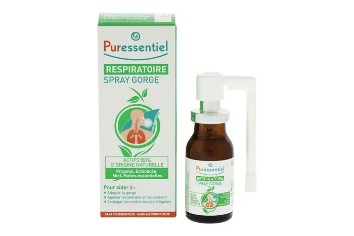 Respiratoire Spray Gorge – Adoucit Apaise et Soulage la gorge – 15ml