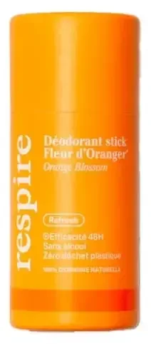 Respire Déodorant Fleur d‘Oranger Stick Solide Efficacité 48H Carton Bio 50 g