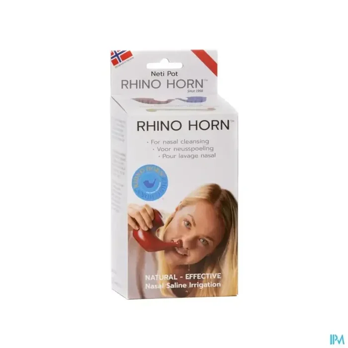 Rhino horn adulte appareil pour lavage des fosses nasales rouge