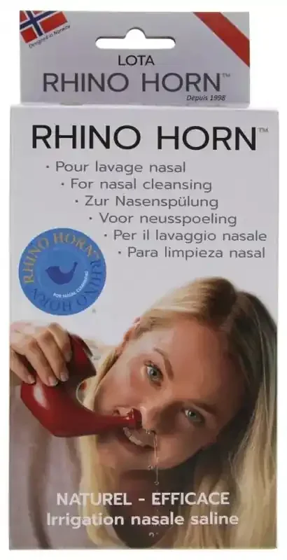 Rhino Horn Adulte Rouge – Lavage de Nez – Couleur Rouge