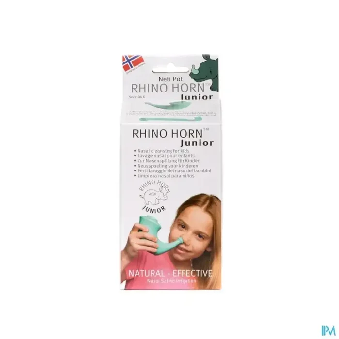 Rhino horn junior appareil pour lavage des fosses nasales turquoise