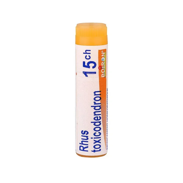 Rhus Toxicodendron 15ch – Sciatalgies Foulures Herpès – Tube Granules 4g