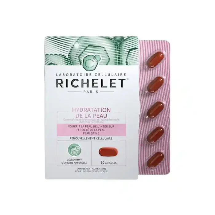 Richelet Hydratation de la peau 30 capsules
