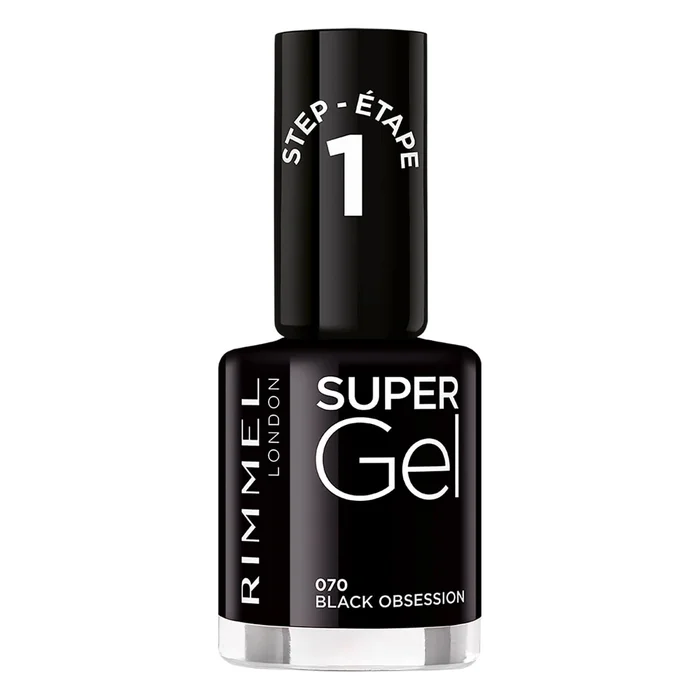 Rimmel Super Gel Vernis à Ongles – Black Obsession
