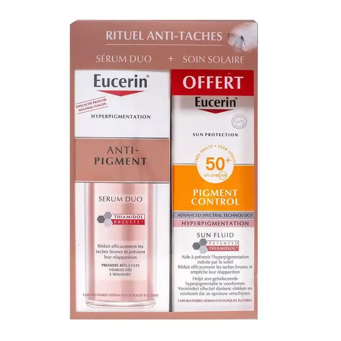 Rituel anti-taches sérum duo anti-pigment + soin solaire offert