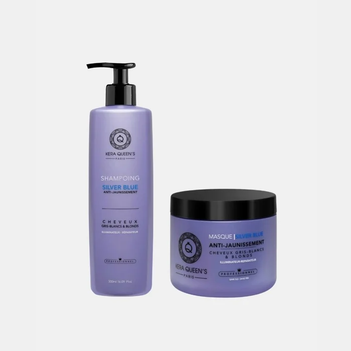 Rituel Silver blue (Anti-Jaunissement) – Shampoing 500ml + Masque 500ml