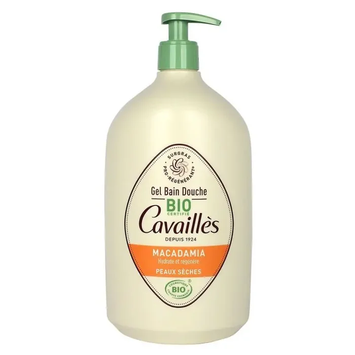 Roge-Cav Gel Bain Dch Macadamia Bio 1L