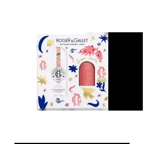 Roger & Gallet – COFFRET NOËL FLEUR DE FIGUIER Rituel Parfumé Bougie
