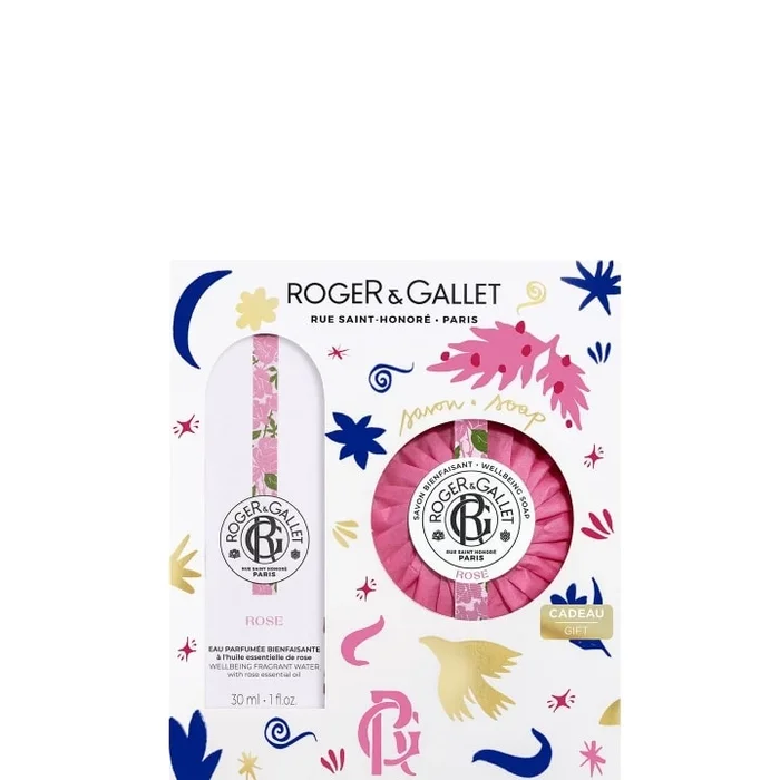 Roger&Gallet Rose Coffret Eau Parfumée Bienfaisante – Savon Parfumé