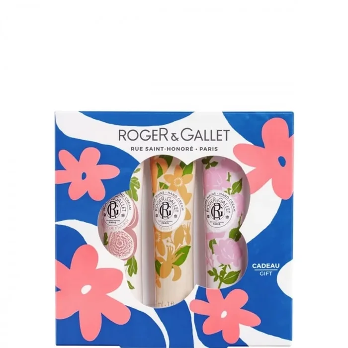 Roger&Gallet Trio Crèmes Mains Bienfaisantes Coffret Soin Parfumé