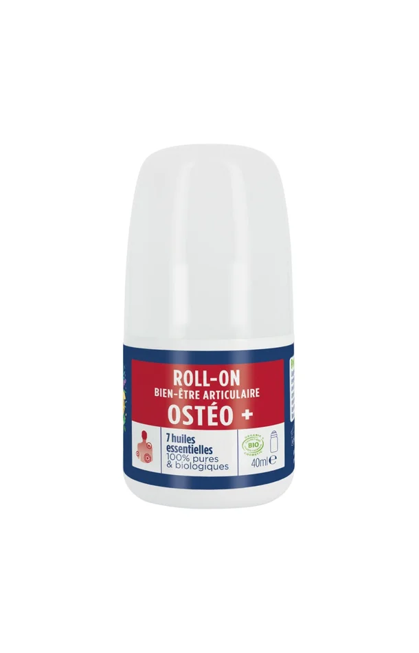 Roll-on massage ostéo-articulaire – 7 huiles essentielles bio – 40 ml