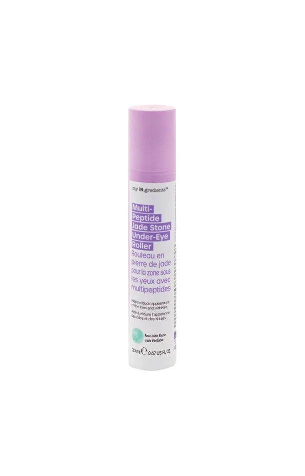 Roller en pierre de jade – Multi-peptides – Yeux – 20ml