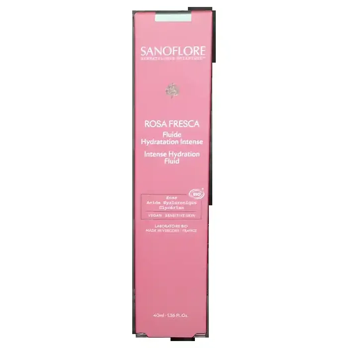 ROSA FRESCA FLUIDE HYDRATATION INTENSE BIO 40ML SANOFLORE