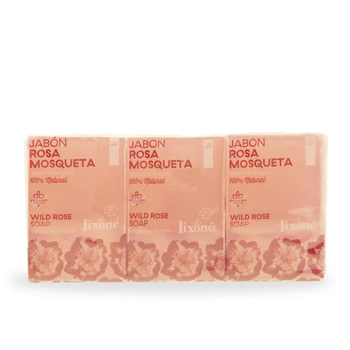 ROSA MOSQUETA jabón piel sensible 3 x 125 gr