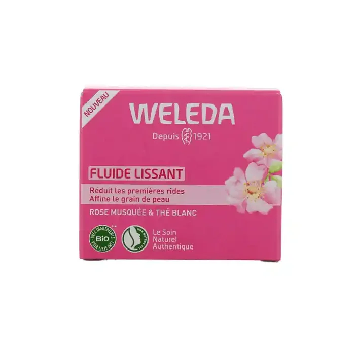 ROSE MUSQUÉE + THÉ BLANC FLUIDE LISSANT BIO 40 ML WELEDA