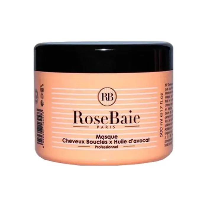 RoseBaie masque cheveux boucles huile d‘avocat 500ml