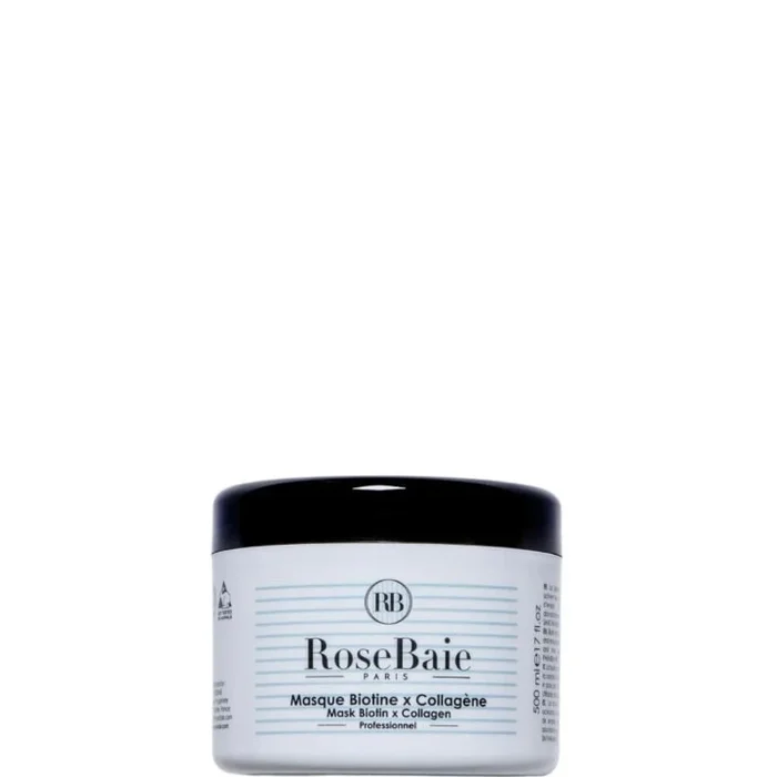RoseBaie Paris Biotine x Collagène Masque Reparation, Pousse et Reconstruction