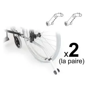 Roulettes Anti-Bascule pour Fauteuil roulant Gamme Action – La Paire