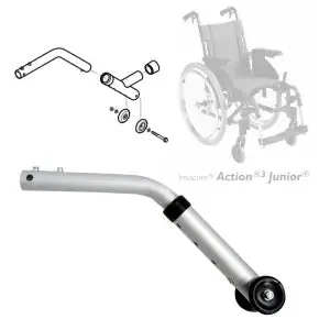 Roulettes anti bascule pour Fauteuil roulant Manuel Action 3 Junior – Par 1