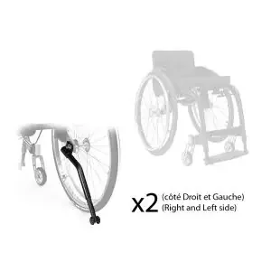 Roulettes Anti Bascules pour Fauteuil Roulant Manuel Kuschall