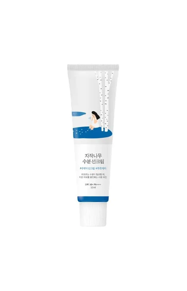 Round lab – Crème solaire – SPF 50 – Jus de bouleau & acide hyaluronique – Visage – 50 ml