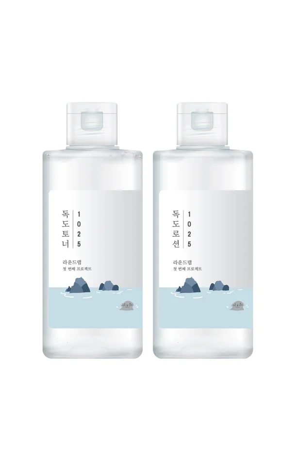 Round Lab – Duo lotion tonique – Visage – 2 x