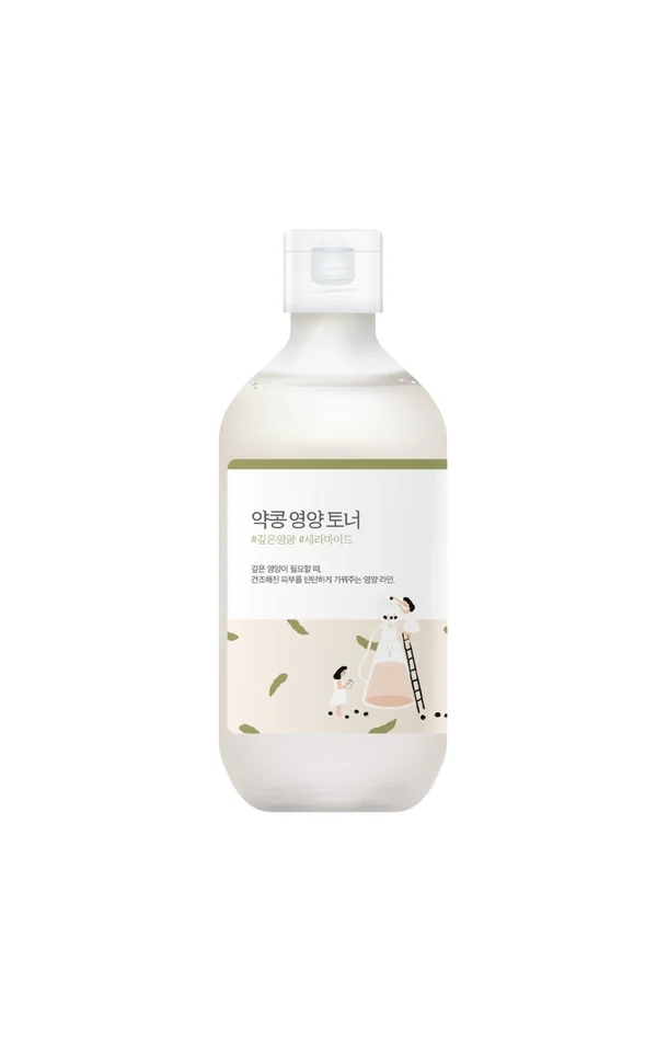Round Lab – Lotion tonifiante nourrissante – Graines de soja & acide hyaluronique – Peaux sèches – 300 ml