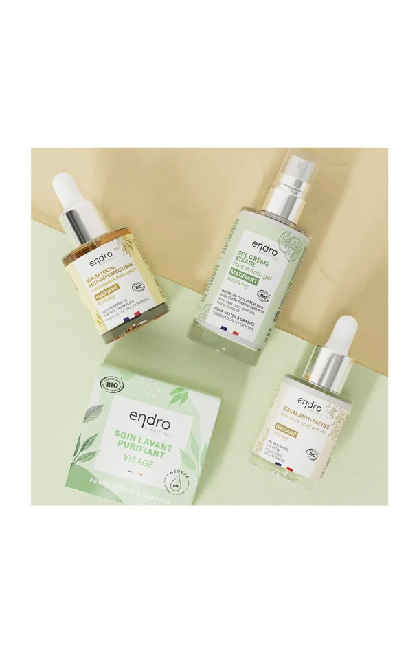 Routine anti-imperfections – Peaux mixtes à grasses & à imperfections – 4 produits