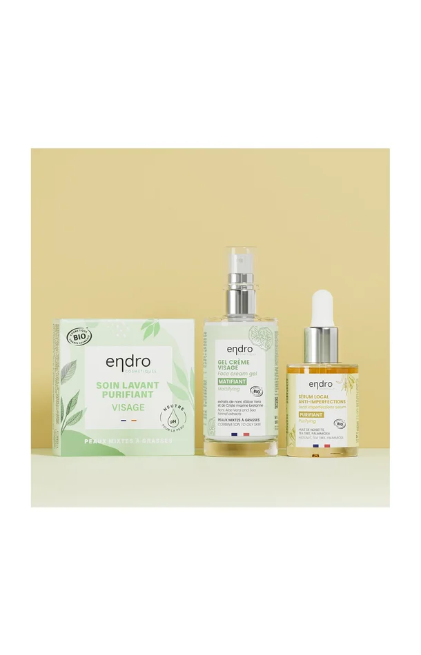 Routine anti-imperfections – Peaux mixtes à grasses – 3 produits