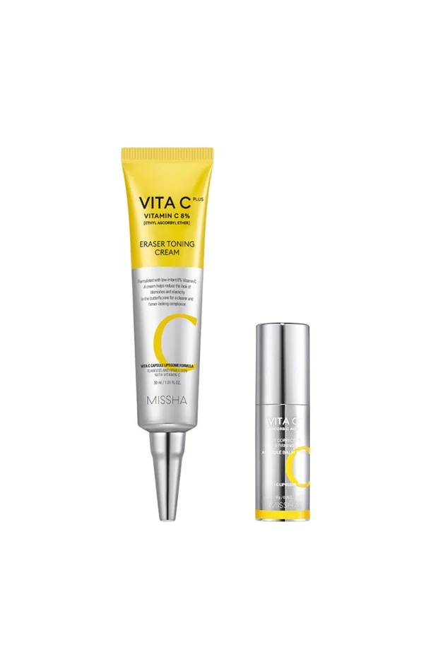 Routine anti-taches – Vitamine C – Visage – 2 produits
