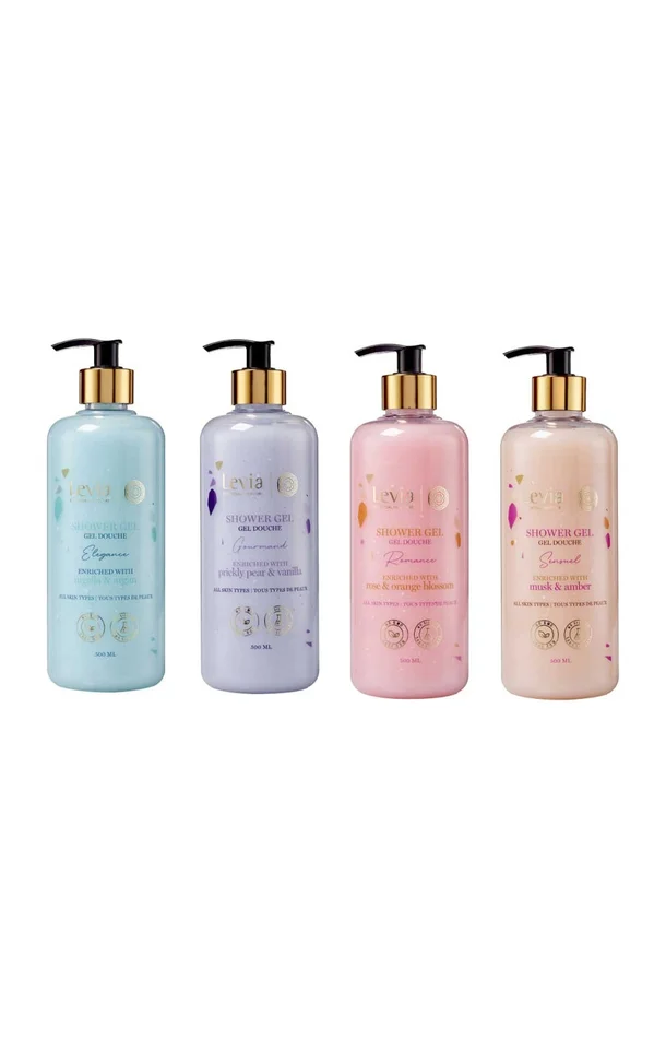 Routine de gels douches parfumés – Corps – 4 x 500 ml